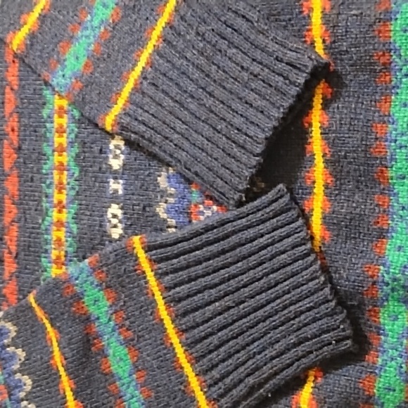 Vintage Urban Pipeline Snowboard Wool Blend Crewneck Nordic Sweater Medium - Picture 9 of 10